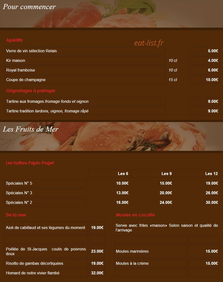 Relais Limousin — carte page 1