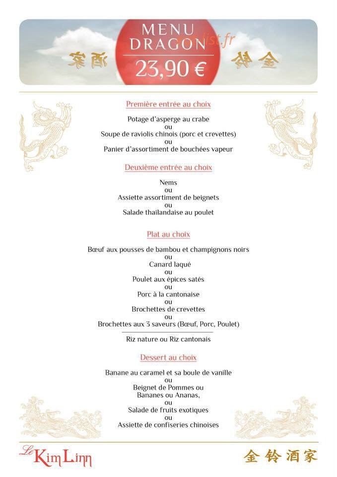 Restaurant Kim Linn — carte page 8