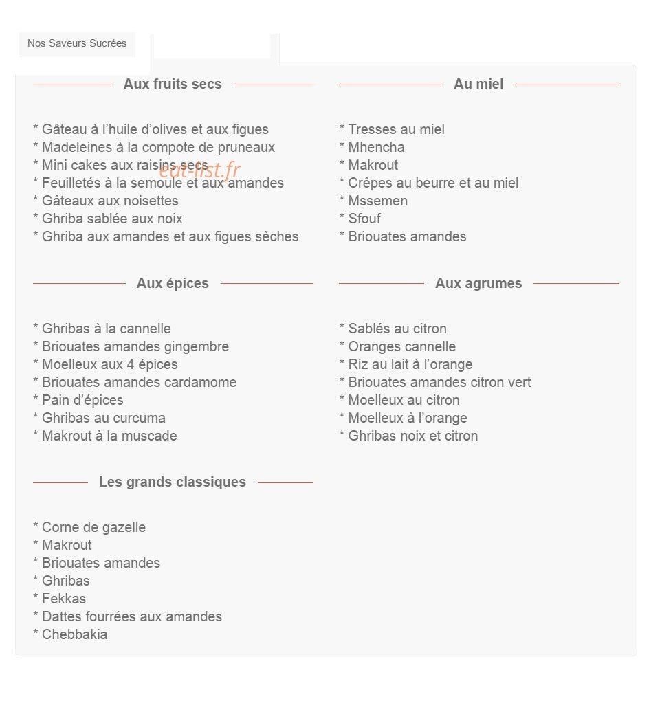 Riad Zohra — carte page 6