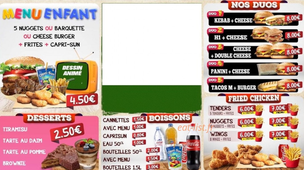 Snap food — carte page 5
