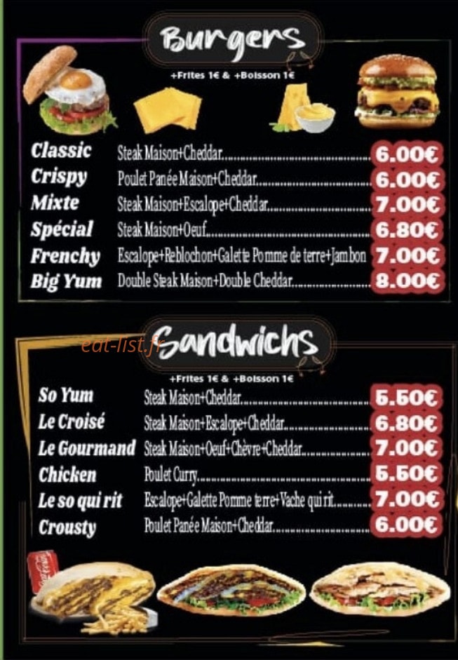 So Yum — carte page 4