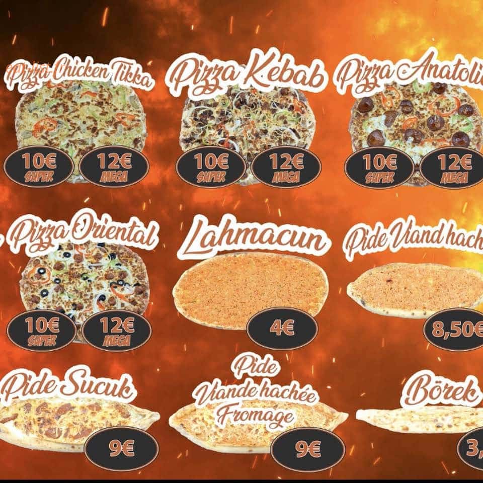 Sultan Kebab — carte page 1