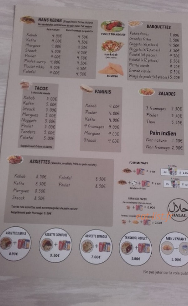 Tandoori House — carte page 2