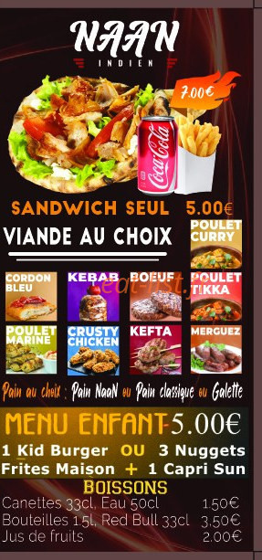 The Food World — carte page 4