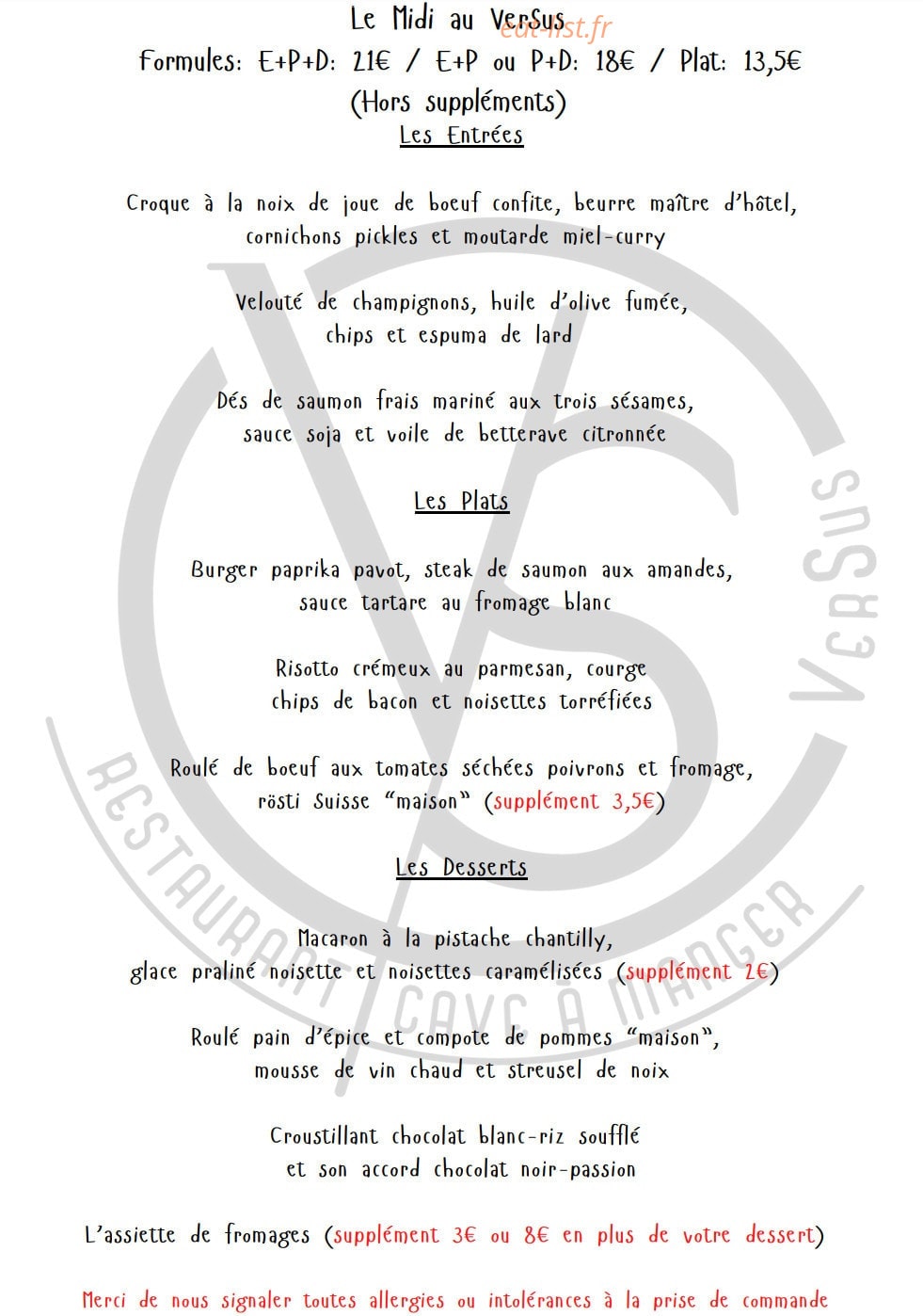 VerSus — carte page 1