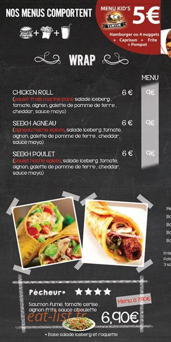YamYam — carte page 3