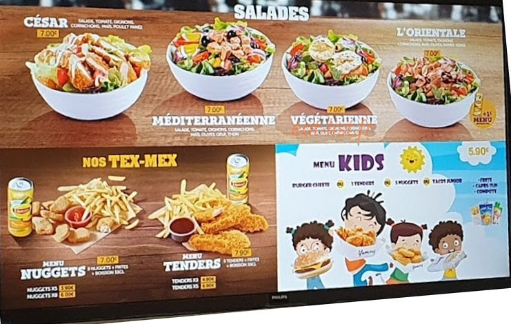 Yummy — carte page 1