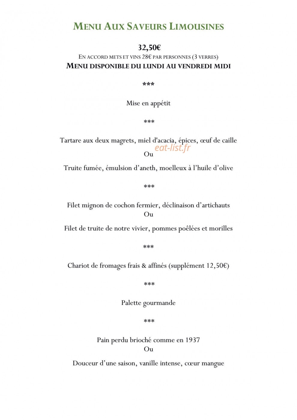 Le Saint Eloi — carte page 3