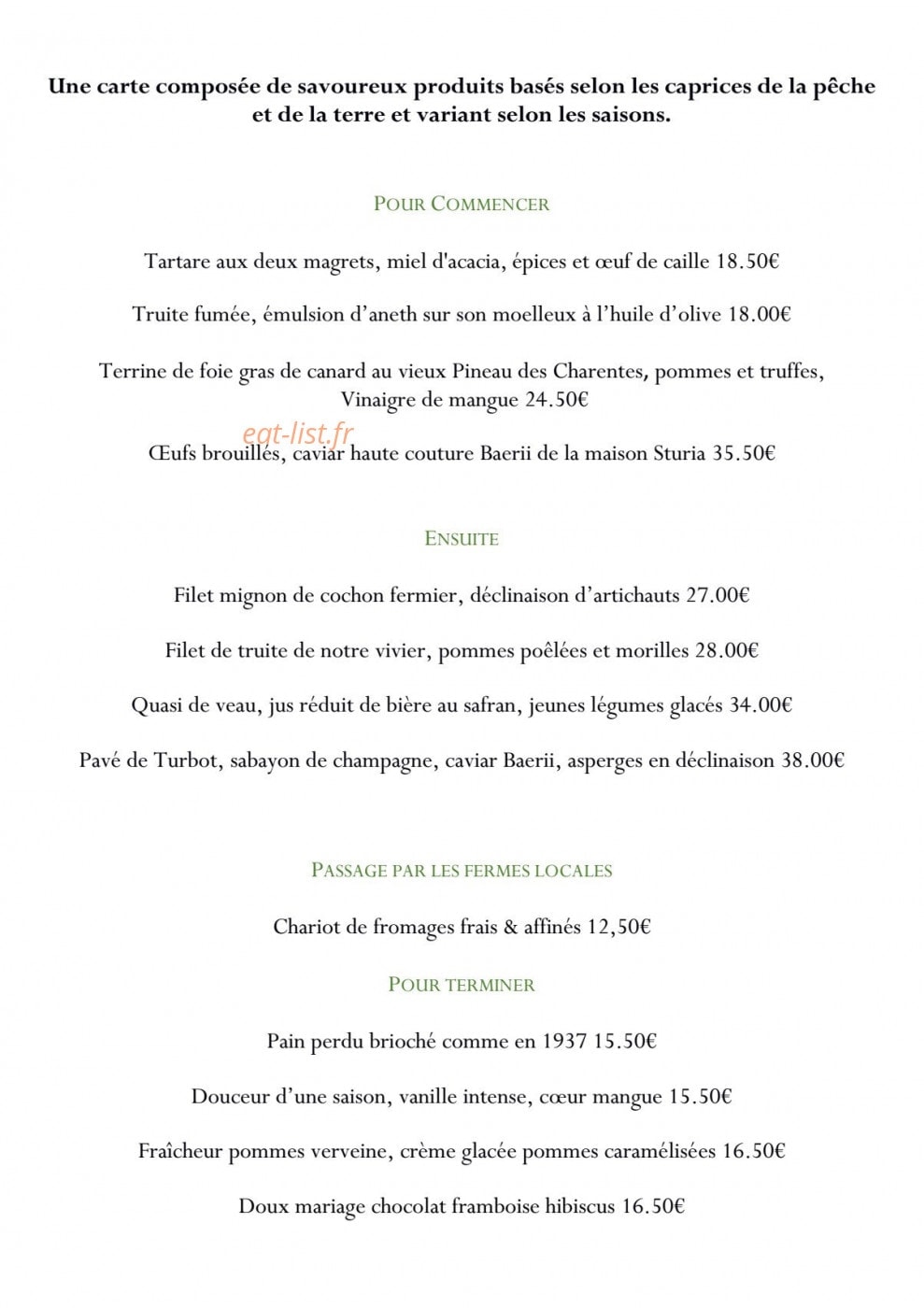 Le Saint Eloi — carte page 6