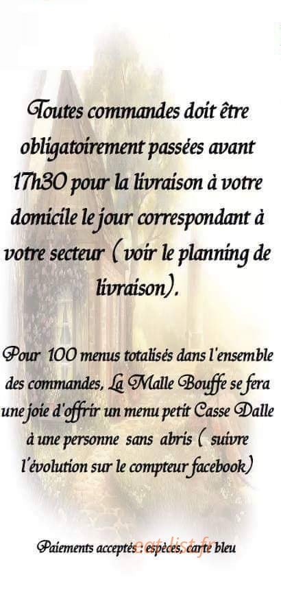 La Malle Bouffe — carte page 5