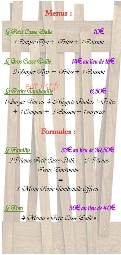 La Malle Bouffe — carte page 2