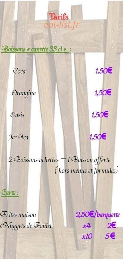 La Malle Bouffe — carte page 4