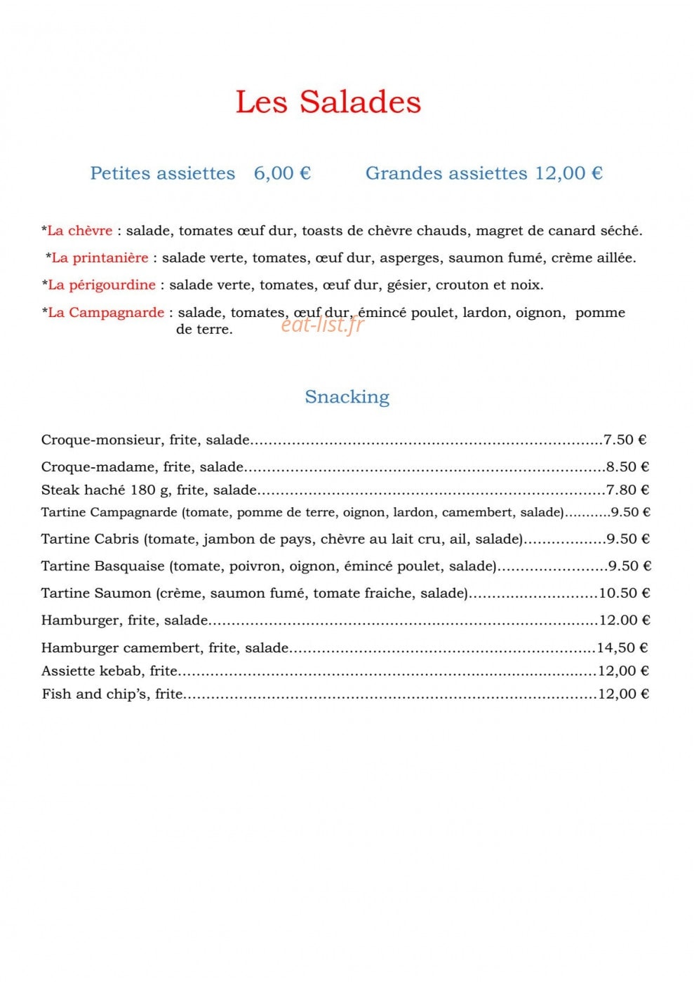 Le Cheyenne — carte page 3
