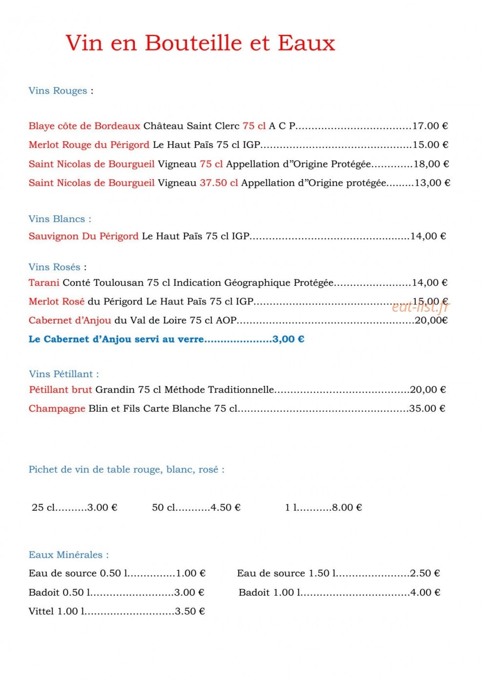 Le Cheyenne — carte page 7