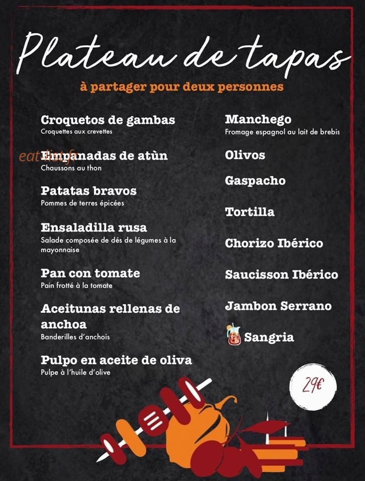 Dino's — carte page 1