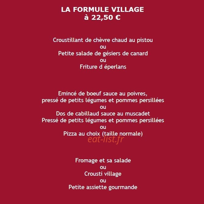 le Village — carte page 4