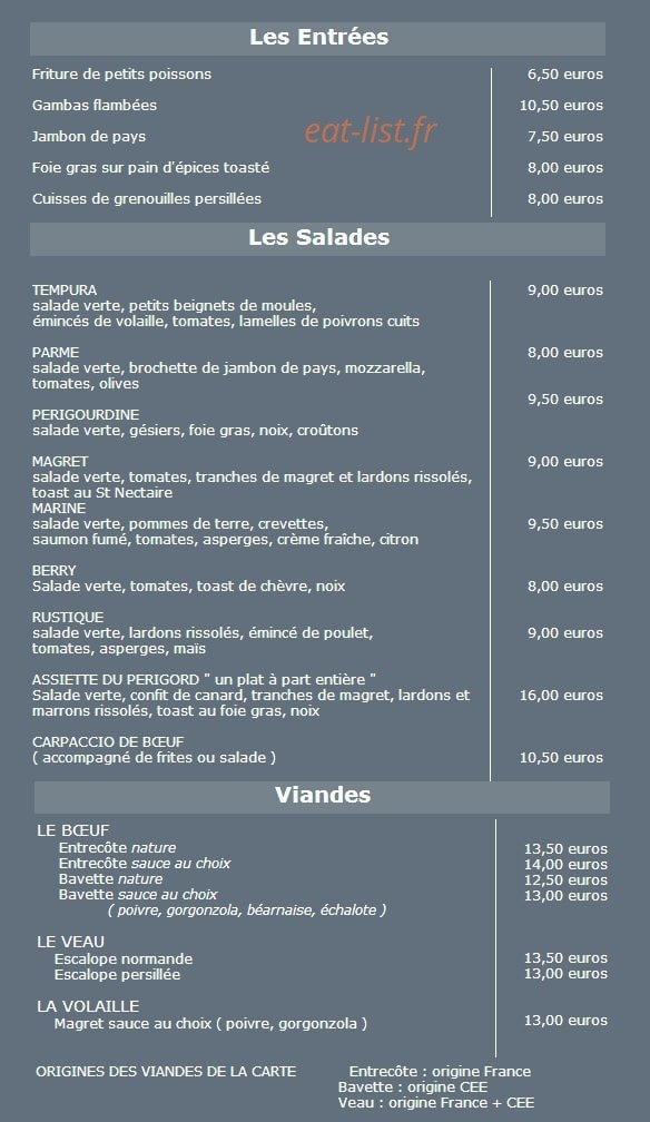 le Village — carte page 1