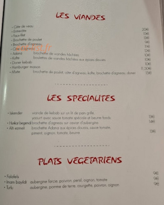 Grill istanbul — carte page 2