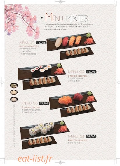 ICHIBAN — carte page 3