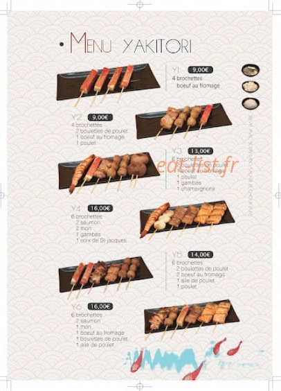 ICHIBAN — carte page 7