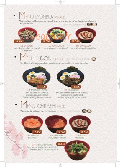 ICHIBAN — carte page 11