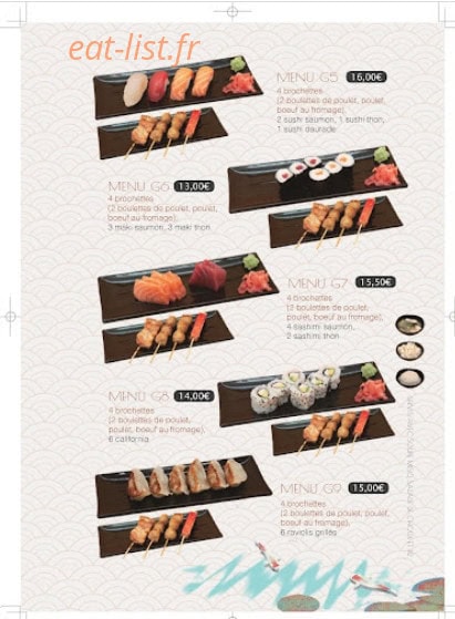 ICHIBAN — carte page 5