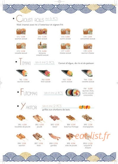 ICHIBAN — carte page 6