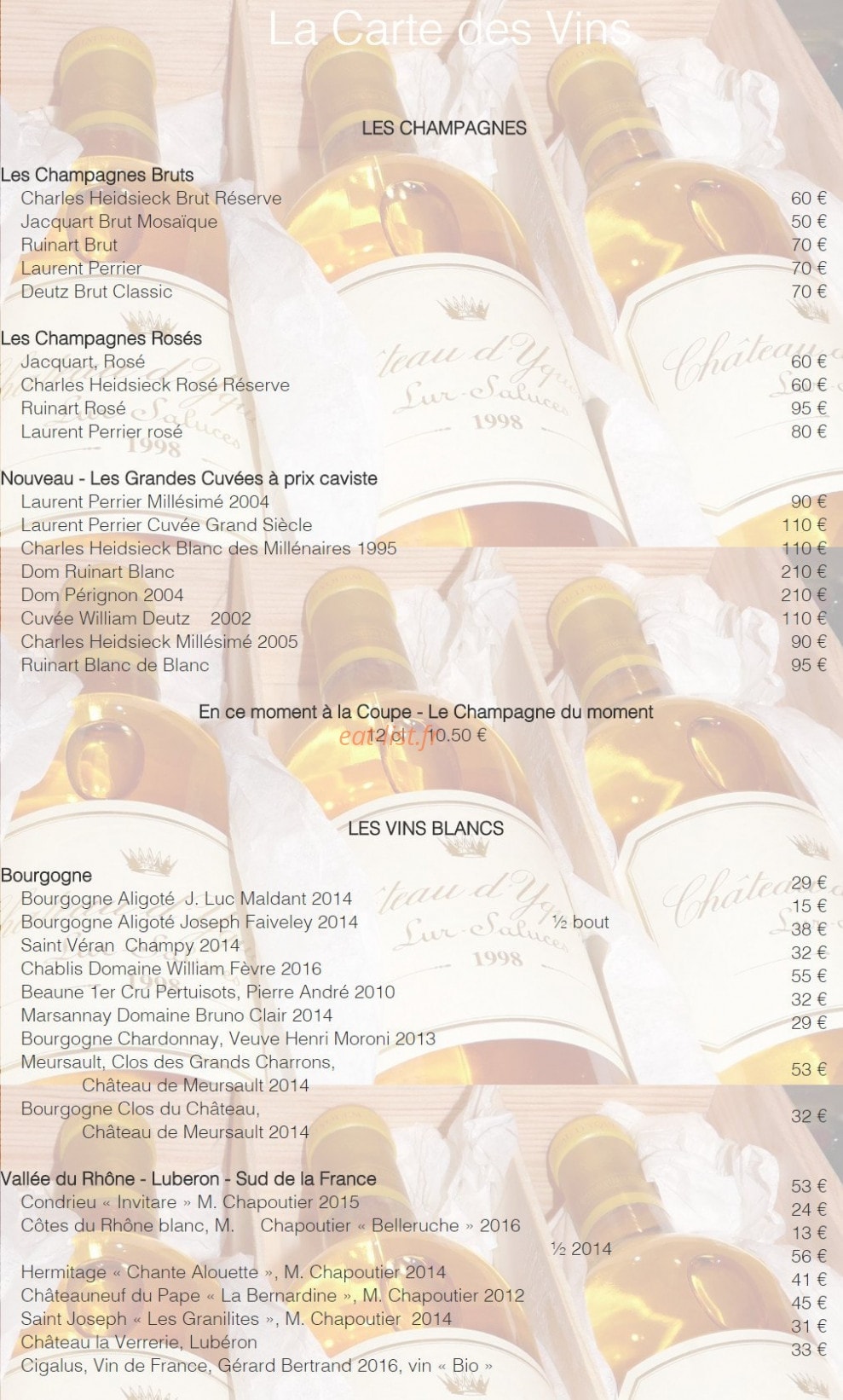 Le Relais de Comodoliac — carte page 6