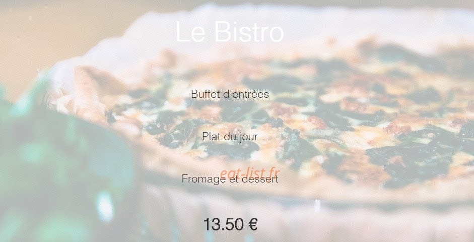 Le Relais de Comodoliac — carte page 5