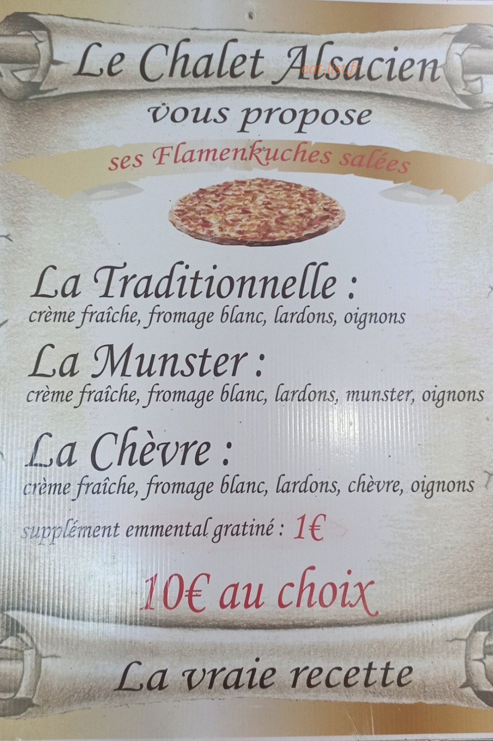 La pause chalet — carte page 4