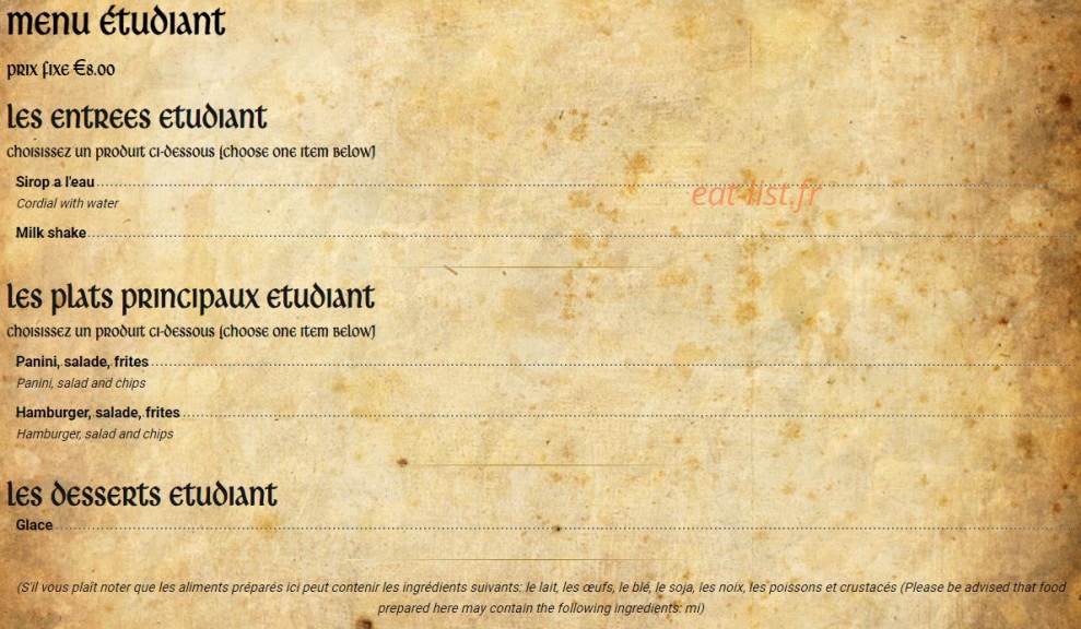 Le trefle Irlandais — carte page 2