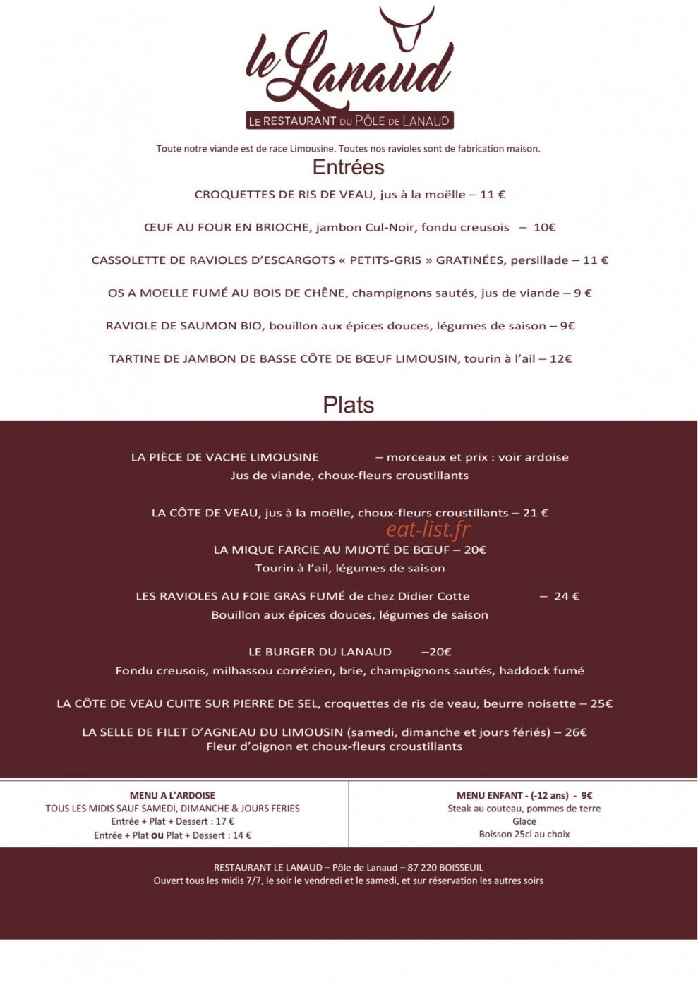 Le Lanaud — carte page 1