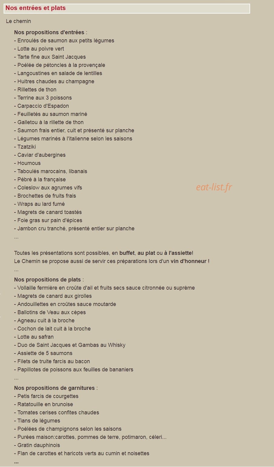 Le chemin — carte page 1