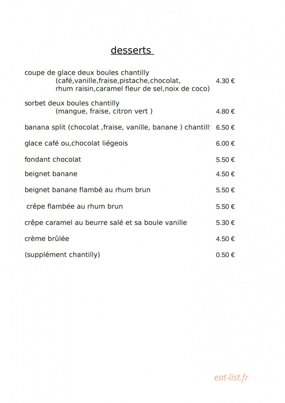 Partage Des Saveurs — carte page 3