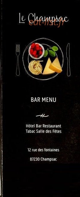Le Champsac — carte page 1