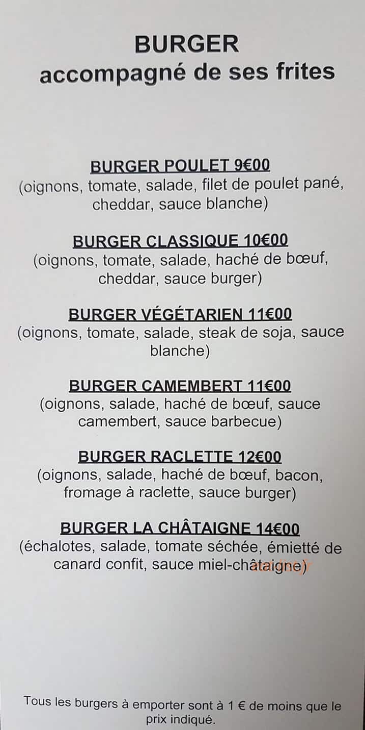 La Chataigne — carte page 2