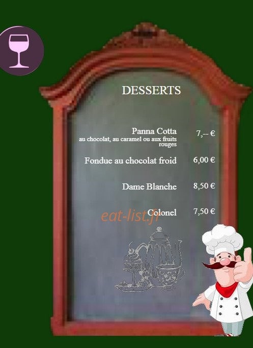 La Taverne de Montbrun — carte page 3