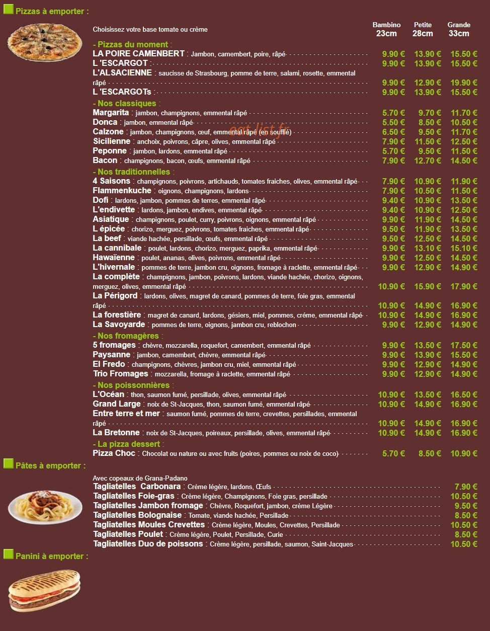 El Fredo — carte page 5
