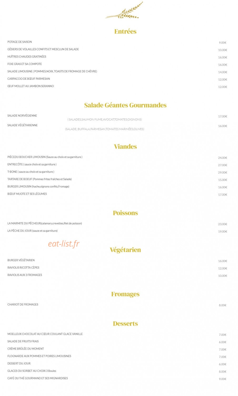 Bellevue — carte page 1