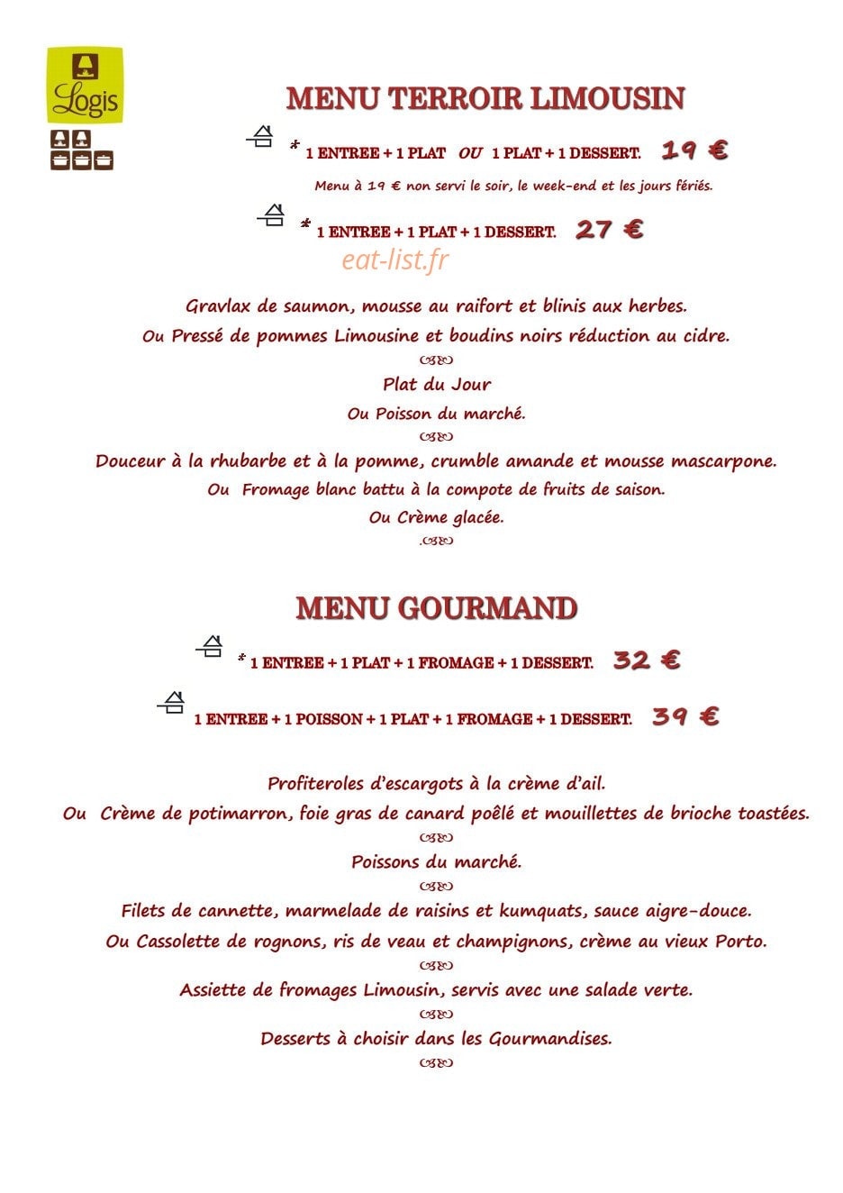 Manoir Henri IV — carte page 1