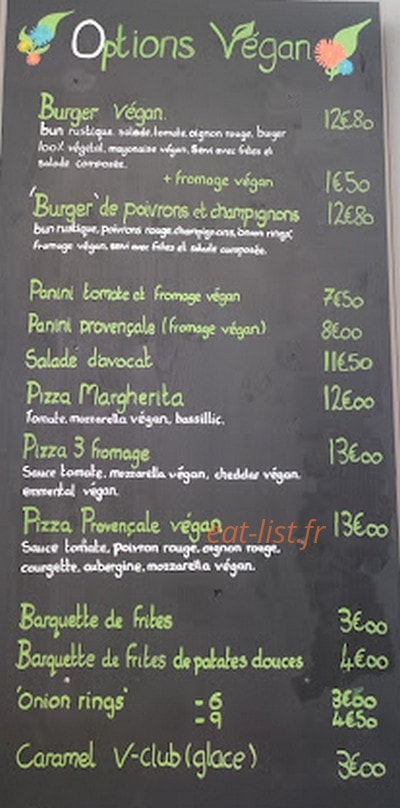 Bistro La Forge — carte page 1