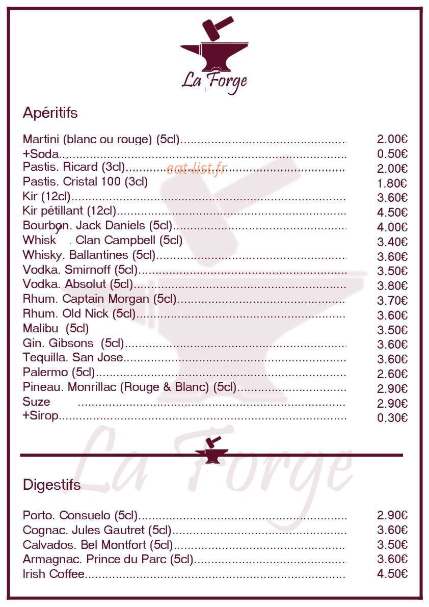 La Forge — carte page 6