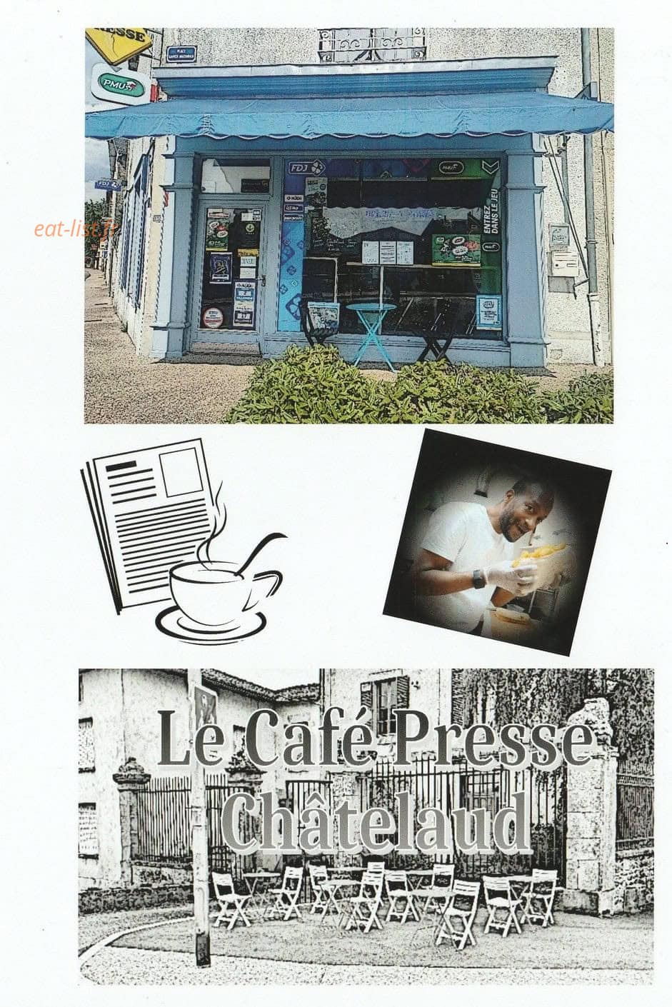 Le Café Presse — carte page 1