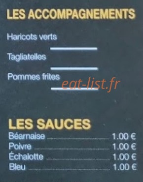Bistrot du marché Bellac — carte page 2