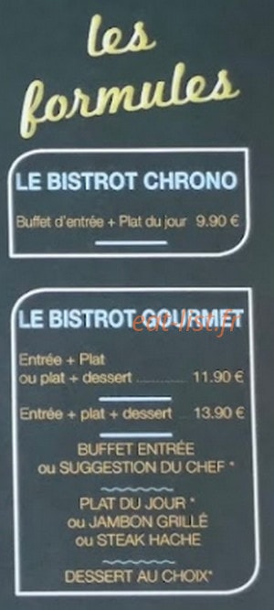 Bistrot du marché Bellac — carte page 7