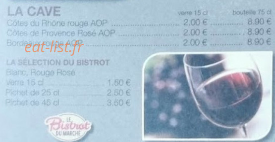 Bistrot du marché Bellac — carte page 12