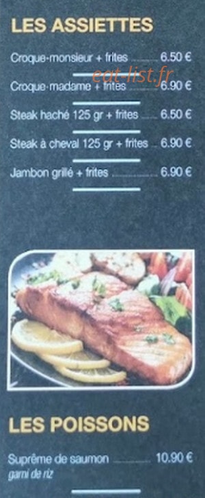 Bistrot du marché Bellac — carte page 6