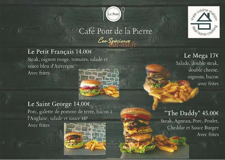 Café Pont de la Pierre — carte page 4