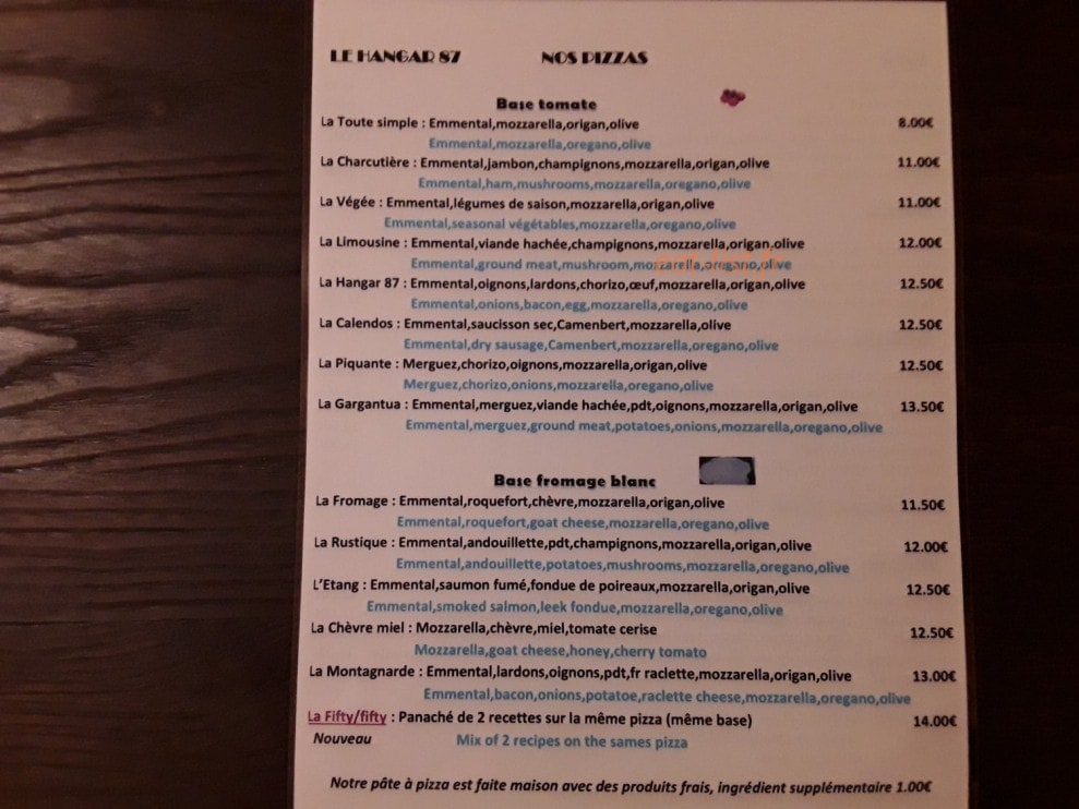 Le Hangar — carte page 7