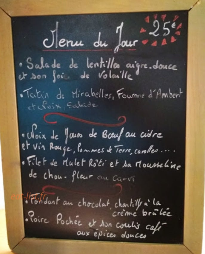 La Belle Equipe — carte page 1